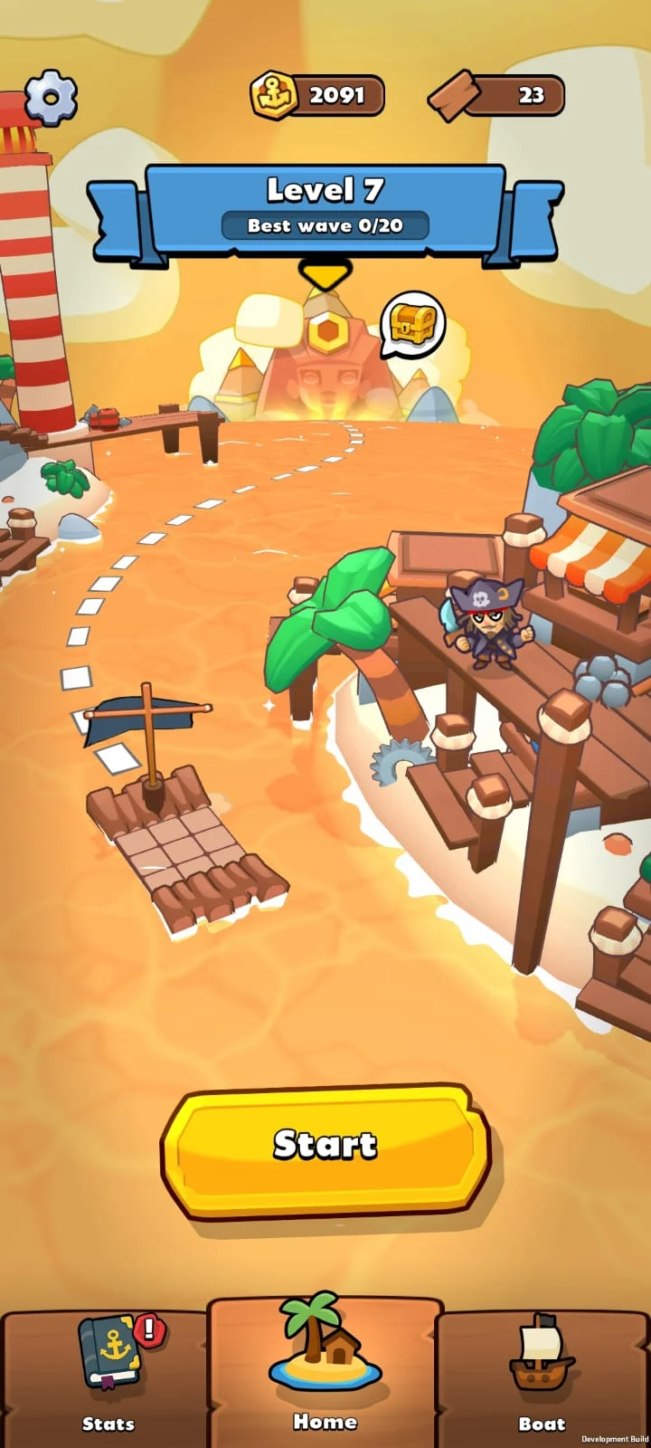 Pirate Boom : Idle Puzzle RPG screenshot