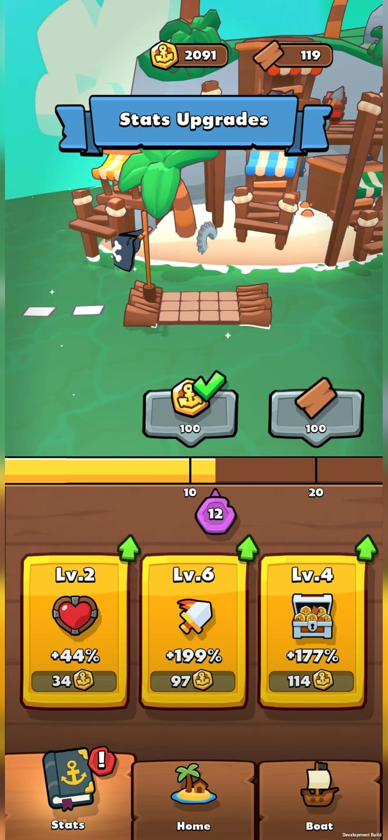 Pirate Boom : Idle Puzzle RPG screenshot