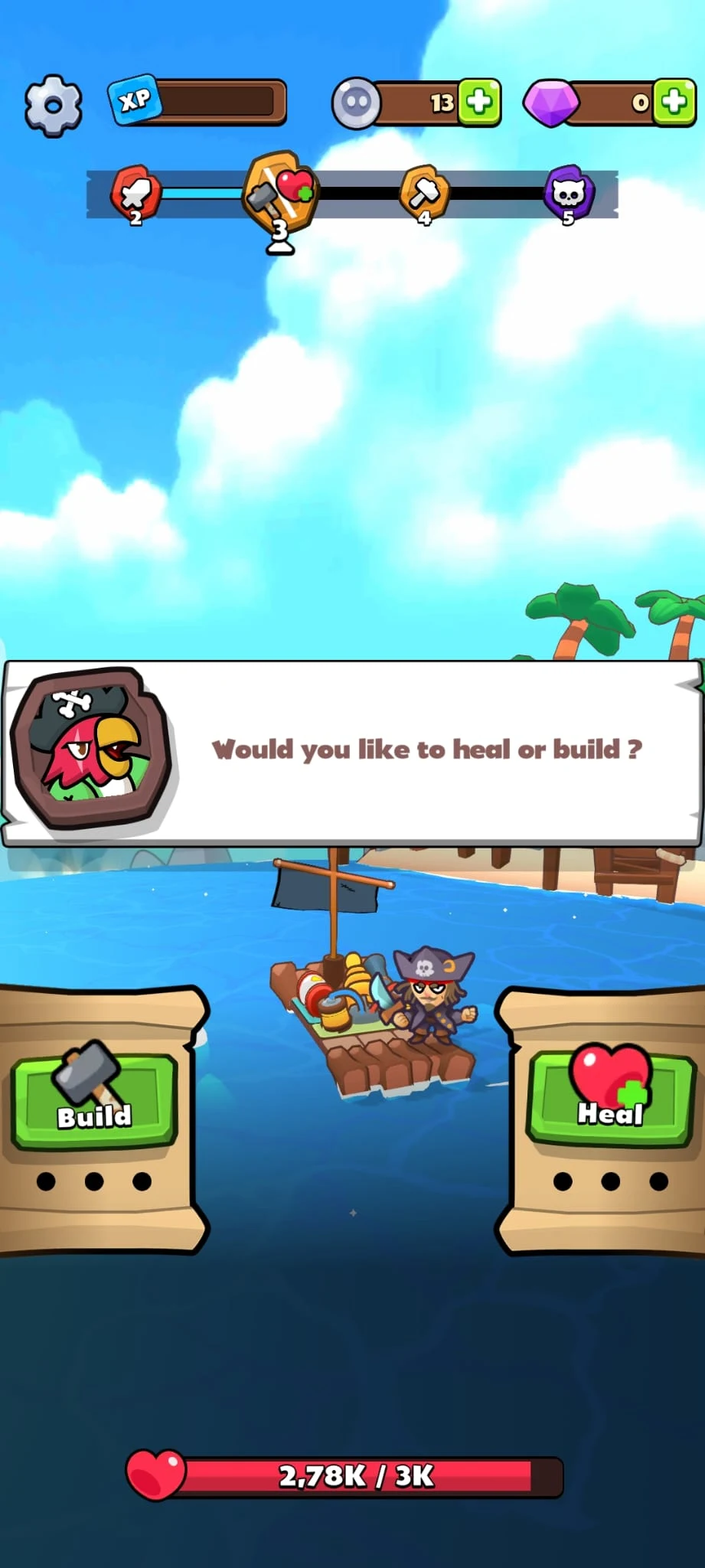 Pirate Boom : Idle Puzzle RPG screenshot